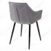 Стул BELINDA BLUVEL-14 GREY, велюр