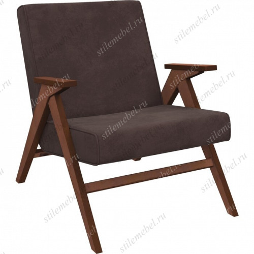 Кресло для отдыха Вест Орех, ткань Verona wenge, кант Verona wenge