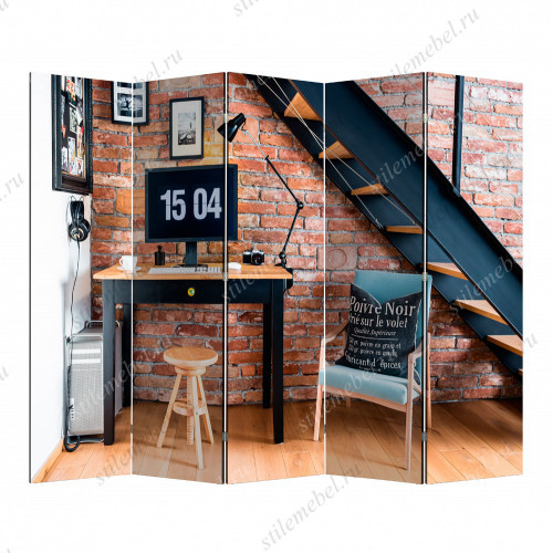 Ширма 1604-5 "Loft" (5 панелей)