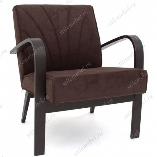 Кресло для отдыха Шелл (Венге/ткань Verona Wenge/кант Verona Wenge)