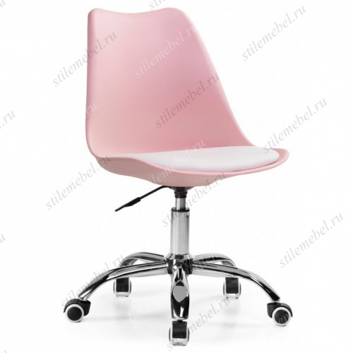 Компьютерное кресло Kolin pink / white