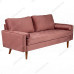 Диван Scott FR 0477 трехместный пыльно-розовый