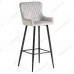 Барный стул Mint light gray / black Барный стул Mint light gray / black