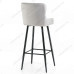 Барный стул Mint light gray / black