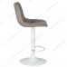 Стул барный DOBRIN TAILOR WHITE, серый велюр (MJ9-75) 