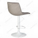 Стул барный DOBRIN TAILOR WHITE, серый велюр (MJ9-75) 