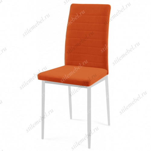 Стул DikLine ТЕКС каркас белый/B17 TERRACOTTA