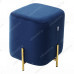 Пуф для гостиной ARES BLUVEL-86 NAVY BLUE / GOLD Пуф для гостиной ARES BLUVEL-86 NAVY BLUE / GOLD