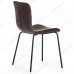 Стул GILLIAN (mod. 0137017-NI) металл/вельвет, 45х52,5х78 см, хаки S108 (85 DARK TAN)/черный