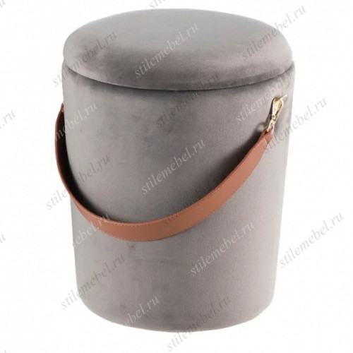 Пуф LESET БАКЕТ серый