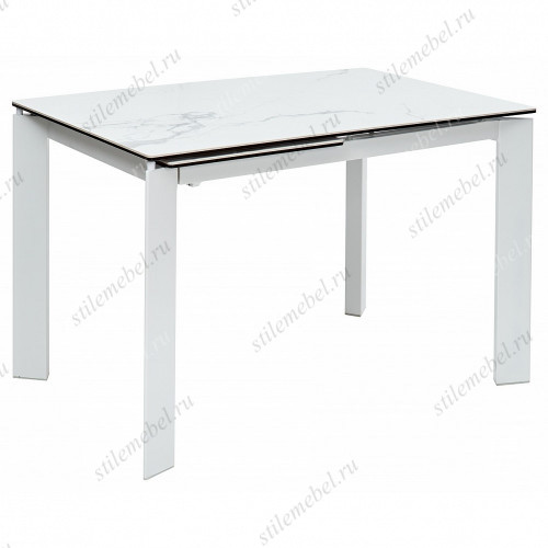 Стол CORNER 120 GLOSS GOLDEN JADE SOLID CERAMIC / WHITE, ®DISAUR