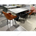 Стул DikLine 252 поворотный, B17 TERRACOTTA, ножки черные