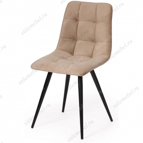 Стул CHILLY (mod. 7095-1) бежевый barkhat 5/черный каркас