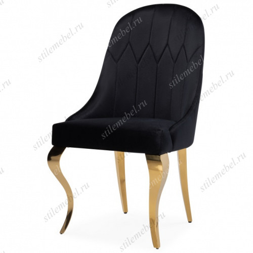 Стул Gustav black / gold