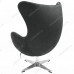 Кресло EGG CHAIR графит, искусственная замша
