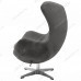 Кресло EGG CHAIR тёмно-серый, искусственная замша