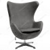 Кресло EGG CHAIR тёмно-серый, искусственная замша Кресло EGG CHAIR тёмно-серый, искусственная замша