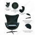 Кресло EGG CHAIR латте