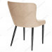 Стул DikLine 304 B03 BEIGE, ножки черные, микровелюр
