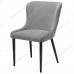 Стул DikLine 304 B22 GREY /ножки черные, микровелюр Стул DikLine 304 B22 GREY /ножки черные, микровелюр
