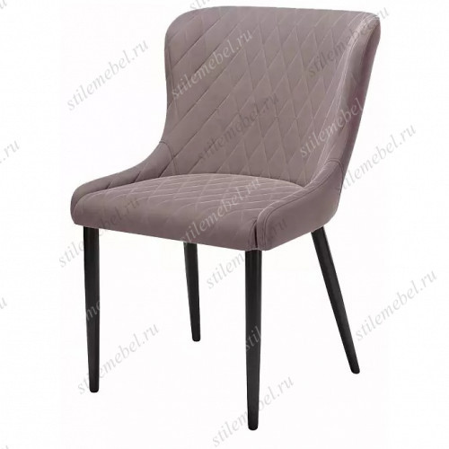 Стул DikLine 304 B5 LATTE, ножки черные, микровелюр