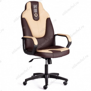 Компьютерное кресло NEO 2 (22) кож/зам, коричневый/бежевый, 36-36/36-34