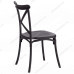 Стул CROSS (mod. PL24)  пластик, 48 х 58 х 89 см, Black (черный) 05