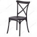 Стул CROSS (mod. PL24) пластик, 48 х 58 х 89 см, Black (черный) 05 Стул CROSS (mod. PL24) пластик, 48 х 58 х 89 см, Black (черный) 05