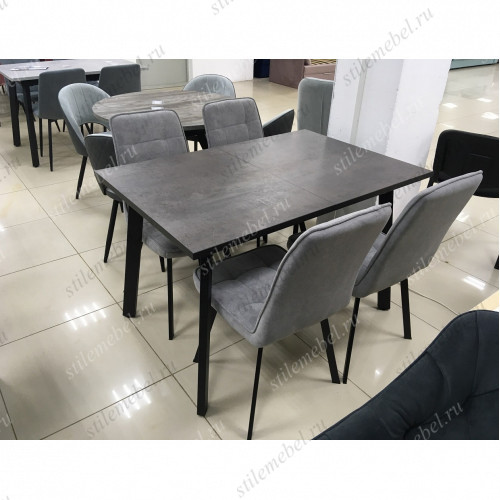 Обеденная группа H120/140 ХБ /205 B22 ножки черные