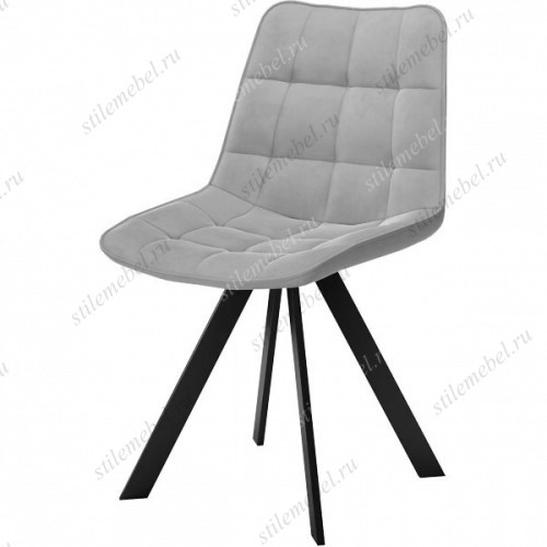 Стул DikLine 229 поворотный, B22 GREY, ножки черные
