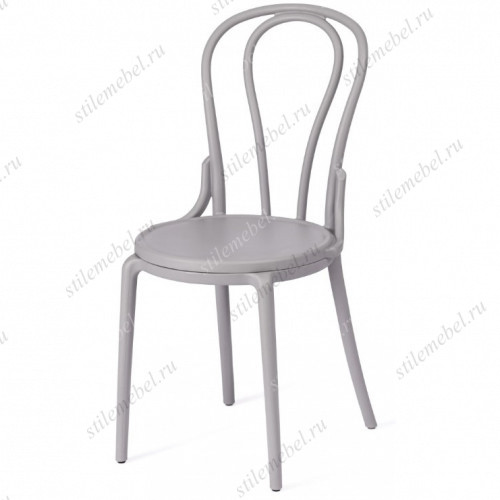 Стул THONET (mod. PL62) пластик, 42 x 52 x 89 см, Grey (Cерый) 09