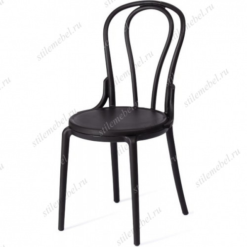 Стул THONET (mod. PL62) пластик, 42 x 52 x 89 см, Black (черный) 05