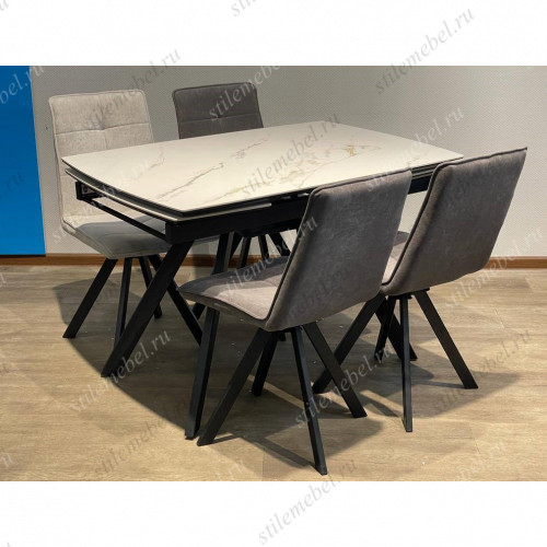 Обеденная группа UK120 БМ/230 B22/28 GREY/опоры черные