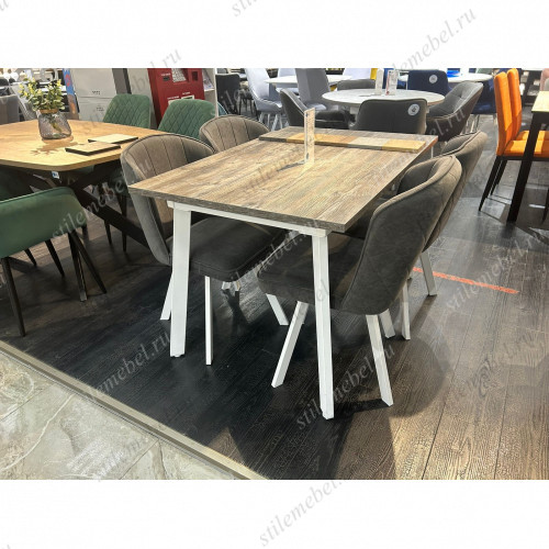 Обеденная группа HB120/140 СП/219 B5 LATTE, опоры белые
