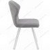 Стул DikLine 339 поворотный B22 GREY, ножки белые