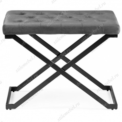 Табурет German dark grey / black