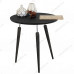 Стол журнальный BeautyStyle 22 Черный элит / Металл / Эбеновое дерево