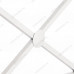Кровать Iris (mod.9311) дерево гевея/металл, 160*200 см (Queen bed), Белый (White)
