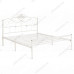 Кровать Federica (mod. AT-881) дерево гевея/металл, 160*200 (Queen bed), Белый (butter white)