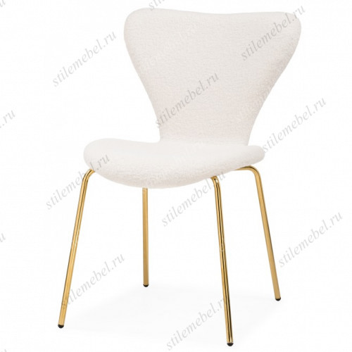 Стул Solo white / gold