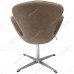 Кресло SWAN STYLE CHAIR латте, искусственная замша
