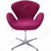 Кресло SWAN STYLE CHAIR винный, искусственная замша