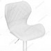 Барный стул Porch chrome / white