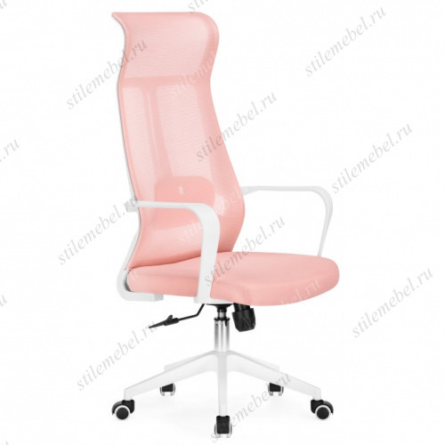 Компьютерное кресло Tilda pink / white