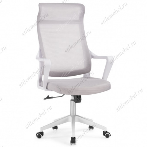 Компьютерное кресло Rino light gray / white