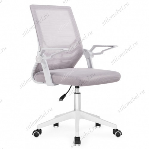 Компьютерное кресло Arrow light gray / white