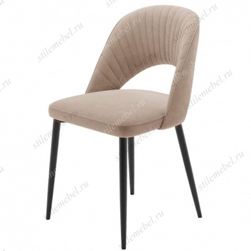 Стул DikLine 448 B03 BEIGE, ножки черные
