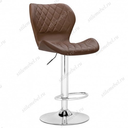 Барный стул Porch brown / chrome
