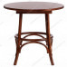 Стол THONET (mod.T9152) дерево вяз, 80х75 см, Темный Орех (№5)