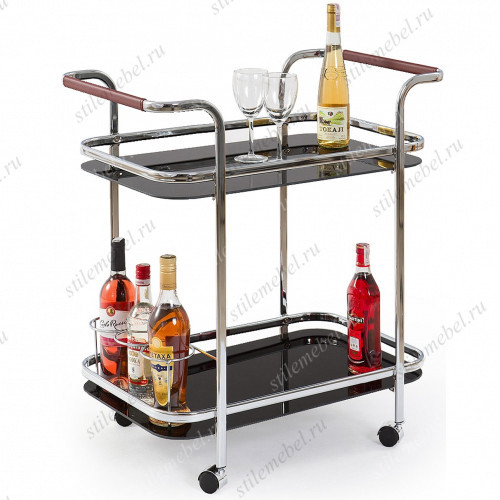 Cервировочный стол HALMAR BAR7, черный